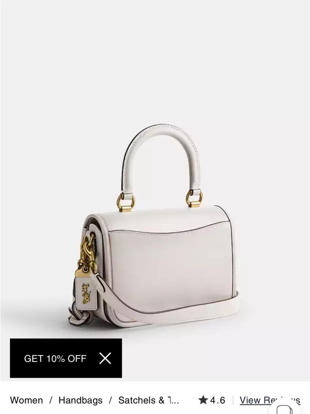 Ivory Coach Rogue Top Handle - Picture 6 of 11